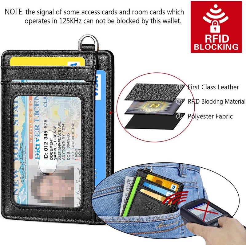 FurArt Slim Minimalist Wallet, Front Pocket Wallets, RFID Blocking, Credit Card Holder for Men - Image 5